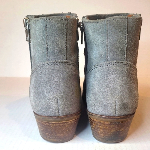 COACH DANI Ankle Gray Suede Boots. Size 7.5 - Picture 7 of 12